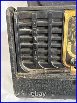 Vintage 1949 Zenith Trans-Oceanic Model G500 Tube AM Radio