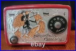 Vintage 1950 Arvin Hopalong Cassidy Radio (RED) Vintage 1950 Arvin Hopalong Cassidy Radio (RED)