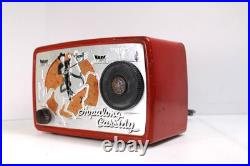 Vintage 1950 Old Nice Red Arvin Hopalong Cassidy Cowboy Radio Western Theme Vintage 1950 Old Nice Red Arvin Hopalong Cassidy Cowboy Radio Western Theme