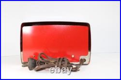 Vintage 1950 Old Nice Red Arvin Hopalong Cassidy Cowboy Radio Western Theme