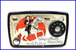 Vintage 1950 Old Very Nice Arvin Hopalong Cassidy Cowboy Radio Western Theme