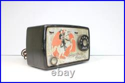 Vintage 1950 Old Very Nice Arvin Hopalong Cassidy Cowboy Radio Western Theme