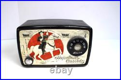 Vintage 1950 Old Very Nice Arvin Hopalong Cassidy Cowboy Radio Western Theme