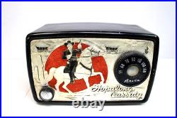 Vintage 1950 Old Very Nice Arvin Hopalong Cassidy Cowboy Radio Western Theme