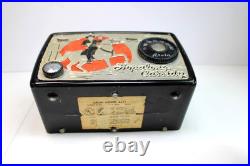 Vintage 1950 Old Very Nice Arvin Hopalong Cassidy Cowboy Radio Western Theme