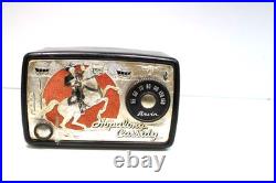 Vintage 1950 Old Very Nice Arvin Hopalong Cassidy Cowboy Radio Western Theme