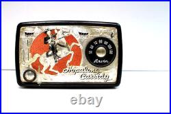 Vintage 1950 Old Very Nice Arvin Hopalong Cassidy Cowboy Radio Western Theme