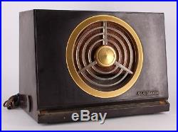 Vintage 1950 Rca Victor 9x561 Bakelite Golden Throat Am Tube Radio Amp