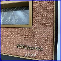 Vintage 1950 Working RCA VICTOR X-711 AM/FM/Phono 7-Tube Radio Brown Bakelite