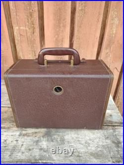 Vintage 1950 Zenith G503 Tube Portable Radio Bakelite Flip-Up Dial Original Box