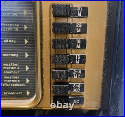 Vintage 1950 Zenith TransOceanic Tube Radio Model H500 Shortwave Original Works Vintage 1950 Zenith TransOceanic Tube Radio Model H500 Shortwave Original Works