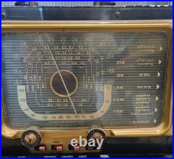 Vintage 1950 Zenith TransOceanic Tube Radio Model H500 Shortwave Original Works Vintage 1950 Zenith TransOceanic Tube Radio Model H500 Shortwave Original Works