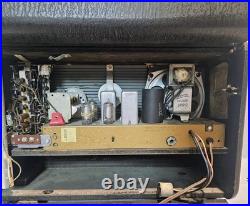 Vintage 1950 Zenith TransOceanic Tube Radio Model H500 Shortwave Original Works Vintage 1950 Zenith TransOceanic Tube Radio Model H500 Shortwave Original Works