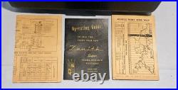 Vintage 1950 Zenith TransOceanic Tube Radio Model H500 Shortwave Original Works Vintage 1950 Zenith TransOceanic Tube Radio Model H500 Shortwave Original Works