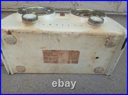 Vintage 1950's Crosley Dashboard Tube Clock Radio D-25WE Tested & Working