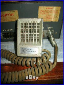 Vintage 1950's Globe Electronics All Tube CB Radio CB 200 Mic withmounts HAM