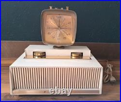 Vintage 1950's MCM Philco Predicta Clock Radio Tested & Working SEE PHOTOS