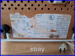 Vintage 1950's MCM Philco Predicta Clock Radio Tested & Working SEE PHOTOS