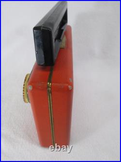 Vintage 1950's Motorola Citation red/orange portable AM radio