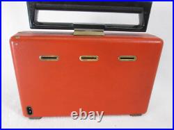 Vintage 1950's Motorola Citation red/orange portable AM radio