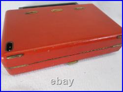 Vintage 1950's Motorola Citation red/orange portable AM radio