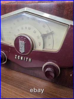 Vintage 1950's Zenith Cobra Matic Art Deco Am/Fm Radio Chassis UNTESTED W MIC