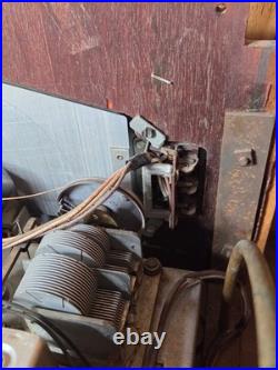 Vintage 1950's Zenith Cobra Matic Art Deco Am/Fm Radio Chassis UNTESTED W MIC