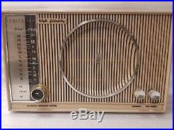 Vintage 1950's Zenith High Fidelity AM/FM/FMC Tube Radio S-46351 Working