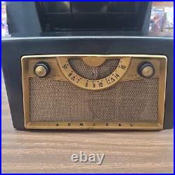 Vintage 1950s Admiral Model 5D32D Radio Phonograph Record Player Bakelite WORKS