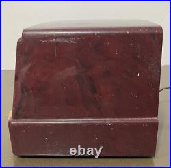 Vintage 1950s GE General Electric Model 400 Purple Bakelite Tube Radio MCM READ Vintage 1950s GE General Electric Model 400 Purple Bakelite Tube Radio MCM READ