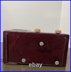 Vintage 1950s GE General Electric Model 400 Purple Bakelite Tube Radio MCM READ Vintage 1950s GE General Electric Model 400 Purple Bakelite Tube Radio MCM READ