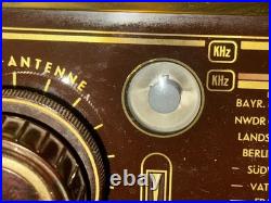 Vintage 1950s Graetz Groß Super 174 W Tube Radio AM FM with BT bluetooth