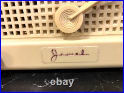 Vintage 1950s Jewel Model 960U Ivory AM Tube Radio
