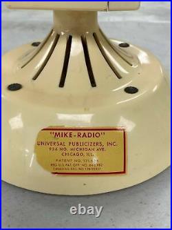 Vintage 1950s MIKE-RADIO PROMO KIOA Des Moines Iowa UNIVERSAL PUBLICIZERS