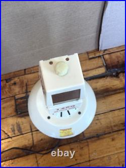 Vintage 1950s Mike Radio Microphone Tube Radio 1480 AM Promo Tested Works