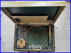 Vintage 1950s Wilcox-Gay AM Tube Radio Record Cutter Recorder Player See Video