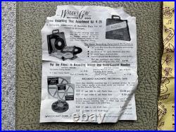 Vintage 1950s Wilcox-Gay AM Tube Radio Record Cutter Recorder Player See Video