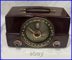 Vintage 1950s Zenith AM/FM Radio S-23168 Tube Radio WORKS