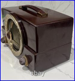 Vintage 1950s Zenith AM/FM Radio S-23168 Tube Radio WORKS