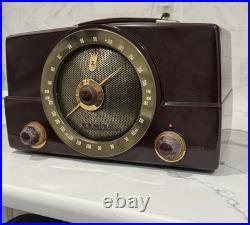 Vintage 1950s Zenith AM/FM Radio S-23168 Tube Radio WORKS