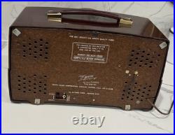 Vintage 1950s Zenith AM/FM Radio S-23168 Tube Radio WORKS