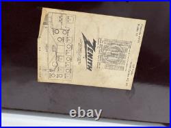 Vintage 1950s Zenith AM/FM Radio S-23168 Tube Radio WORKS