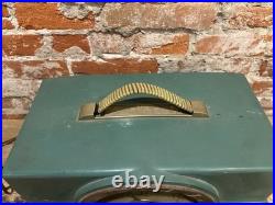 Vintage 1950s Zenith AM/FM Tube Radio Model K725 Bakelite French Green WORKS