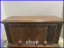 Vintage 1950s Zenith Desktop Cabinet Radio Model Working Great