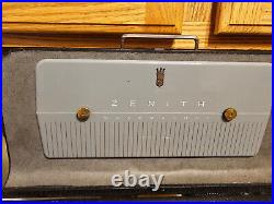 Vintage 1951 1952 1953 zenith h500 5h40 trans-oceanic portable tube radio Vintage 1951 1952 1953 zenith h500 5h40 trans-oceanic portable tube radio