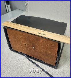 Vintage 1951 Emerson 587 Bakelite Table Tube Radio Mid-Century MCM Black Gold Vintage 1951 Emerson 587 Bakelite Table Tube Radio Mid-Century MCM Black Gold
