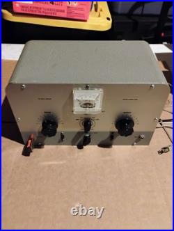 Vintage 1951 Heathkit Model AT-1 HAM Amateur Tube Radio Transmitter working