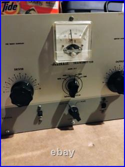 Vintage 1951 Heathkit Model AT-1 HAM Amateur Tube Radio Transmitter working