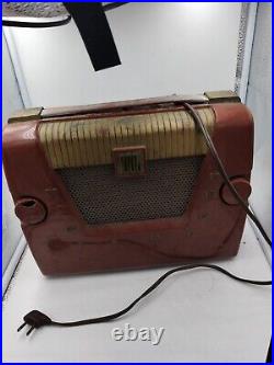 Vintage 1951 Motorola Tube Radio 61L2 Burgundy Not Working Vintage 1951 Motorola Tube Radio 61L2 Burgundy Not Working