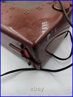 Vintage 1951 Motorola Tube Radio 61L2 Burgundy Not Working Vintage 1951 Motorola Tube Radio 61L2 Burgundy Not Working